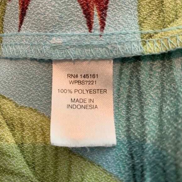 NWOT C. Wonder Blue Palm Frond Sundress Sz M - Picture 6 of 8